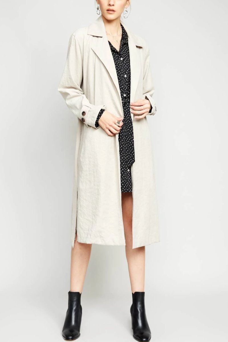 LIGHTWEIGHT TRENCH DUSTER